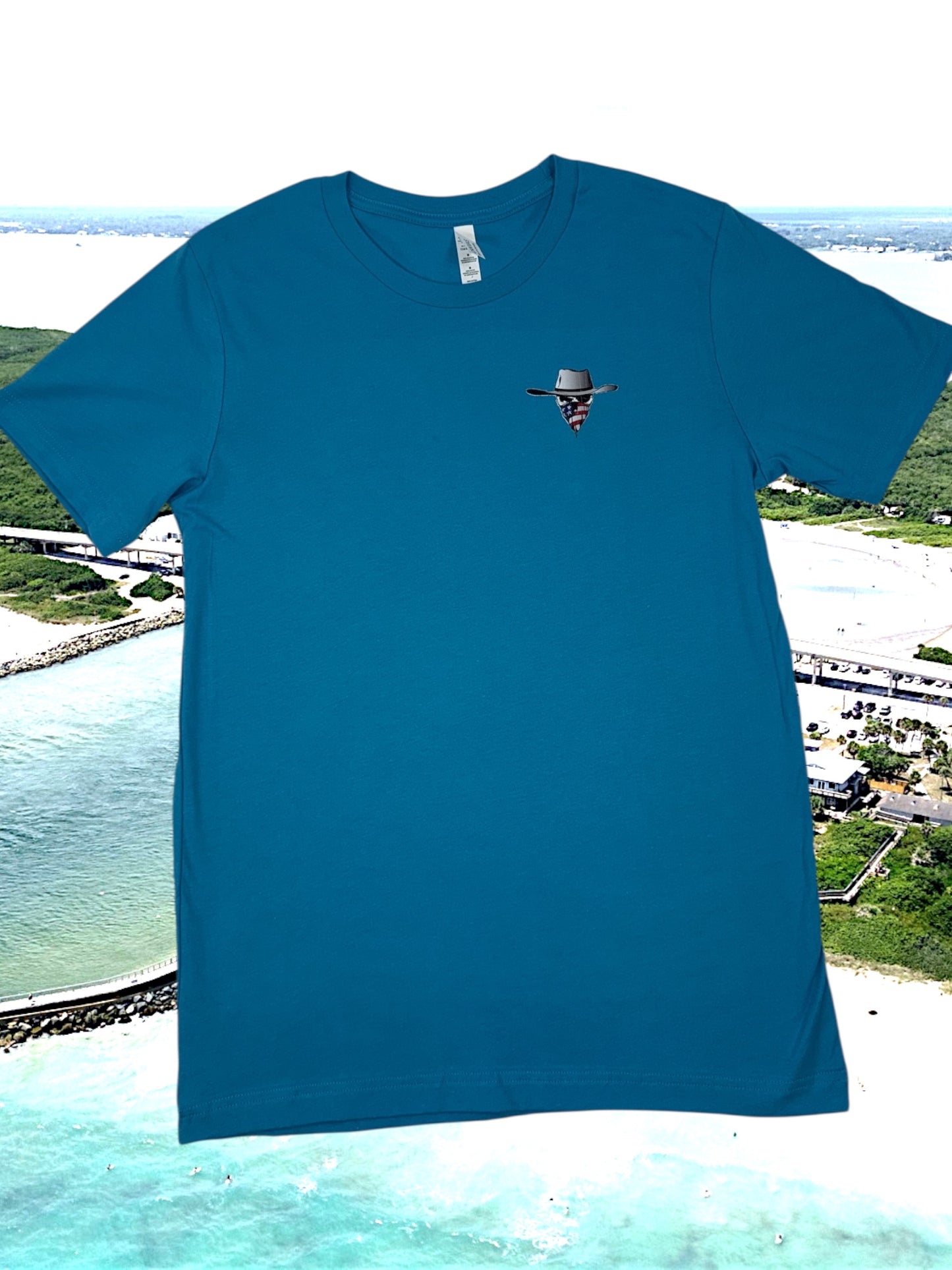 Saltwater Cowboy Bait & Tackle Floridana Beach -Bella + Canvas Tee