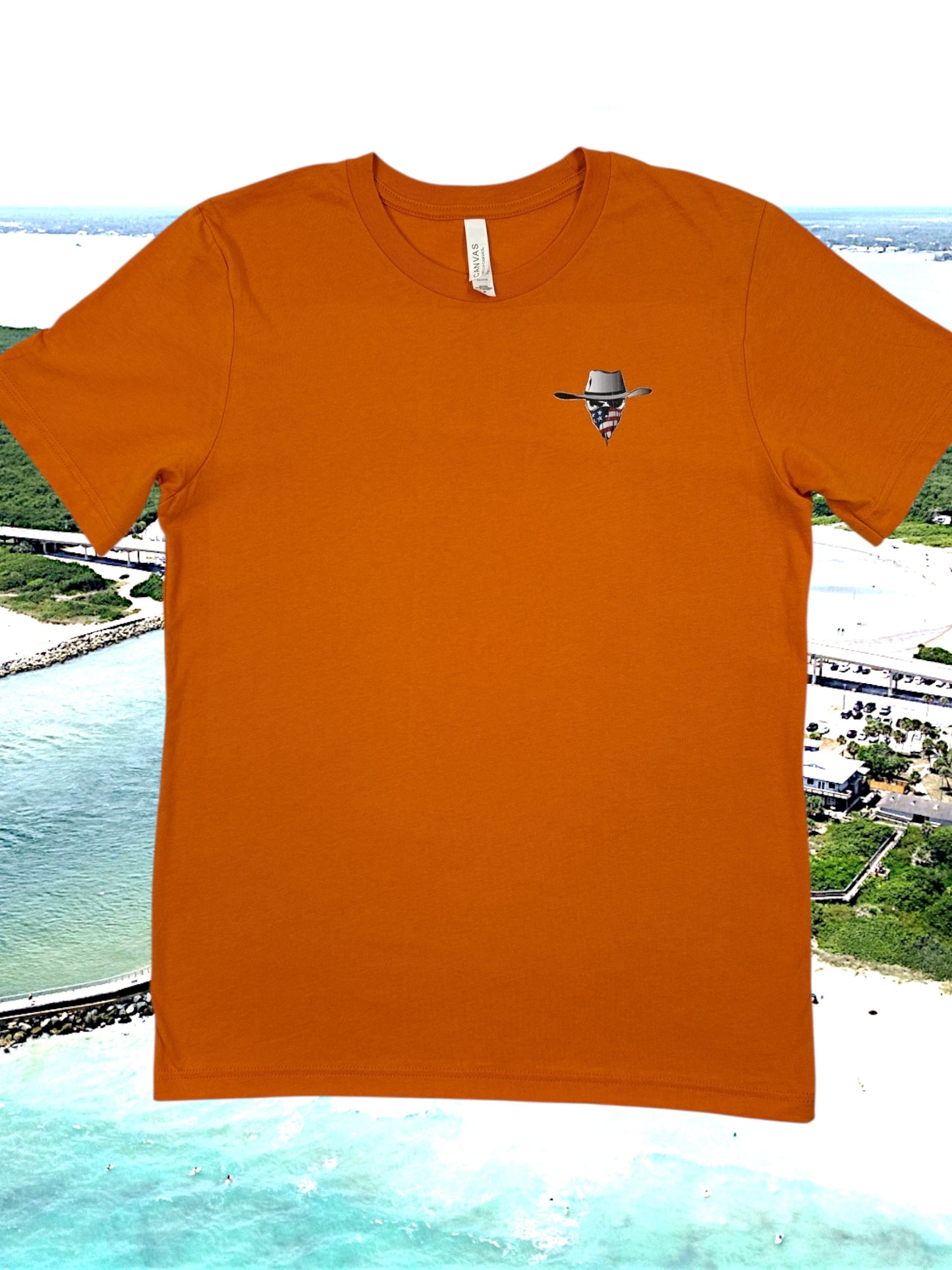 Saltwater Cowboy Bait & Tackle Floridana Beach -Bella + Canvas Tee