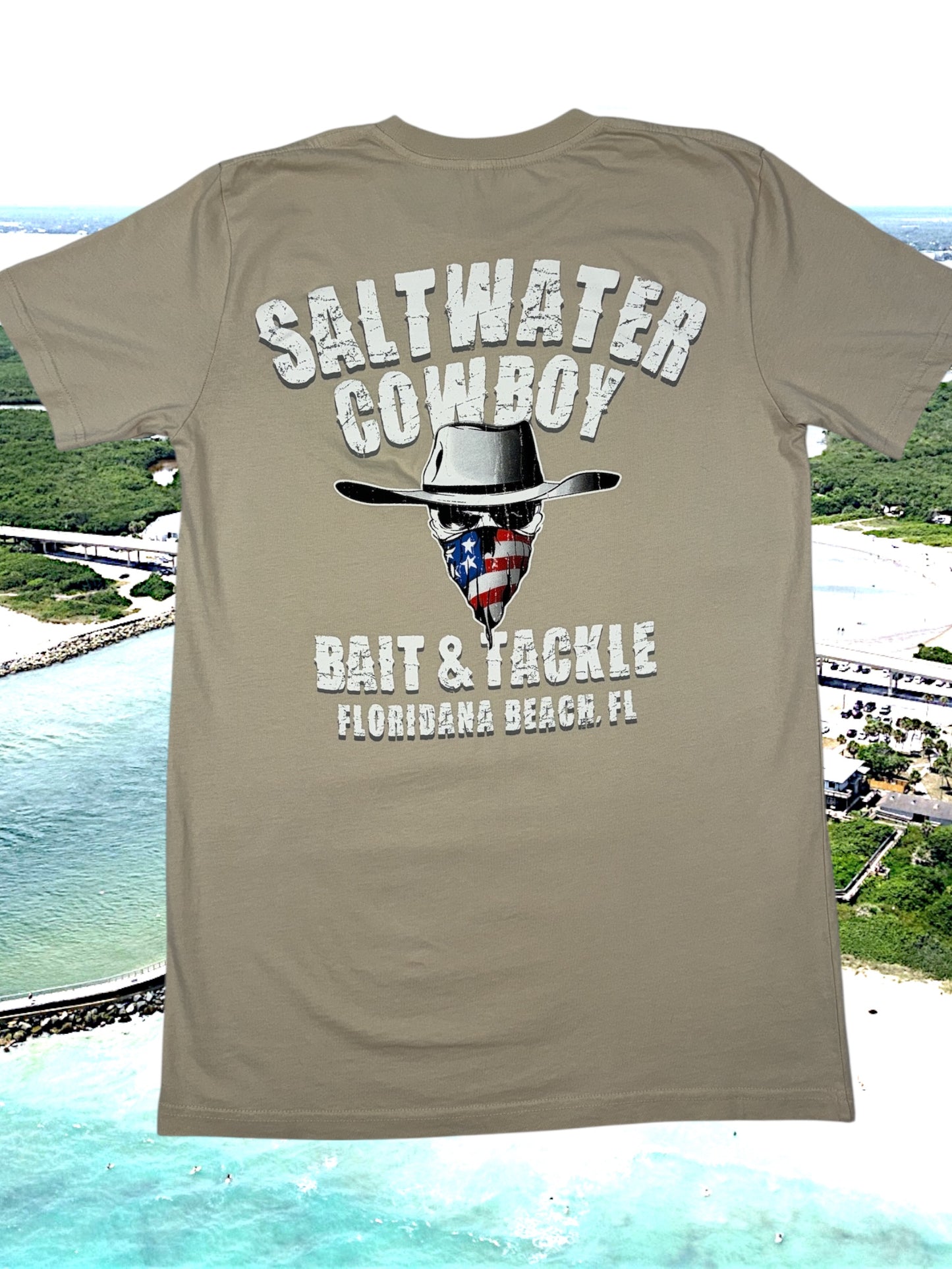 Saltwater Cowboy Bait & Tackle Floridana Beach Tee