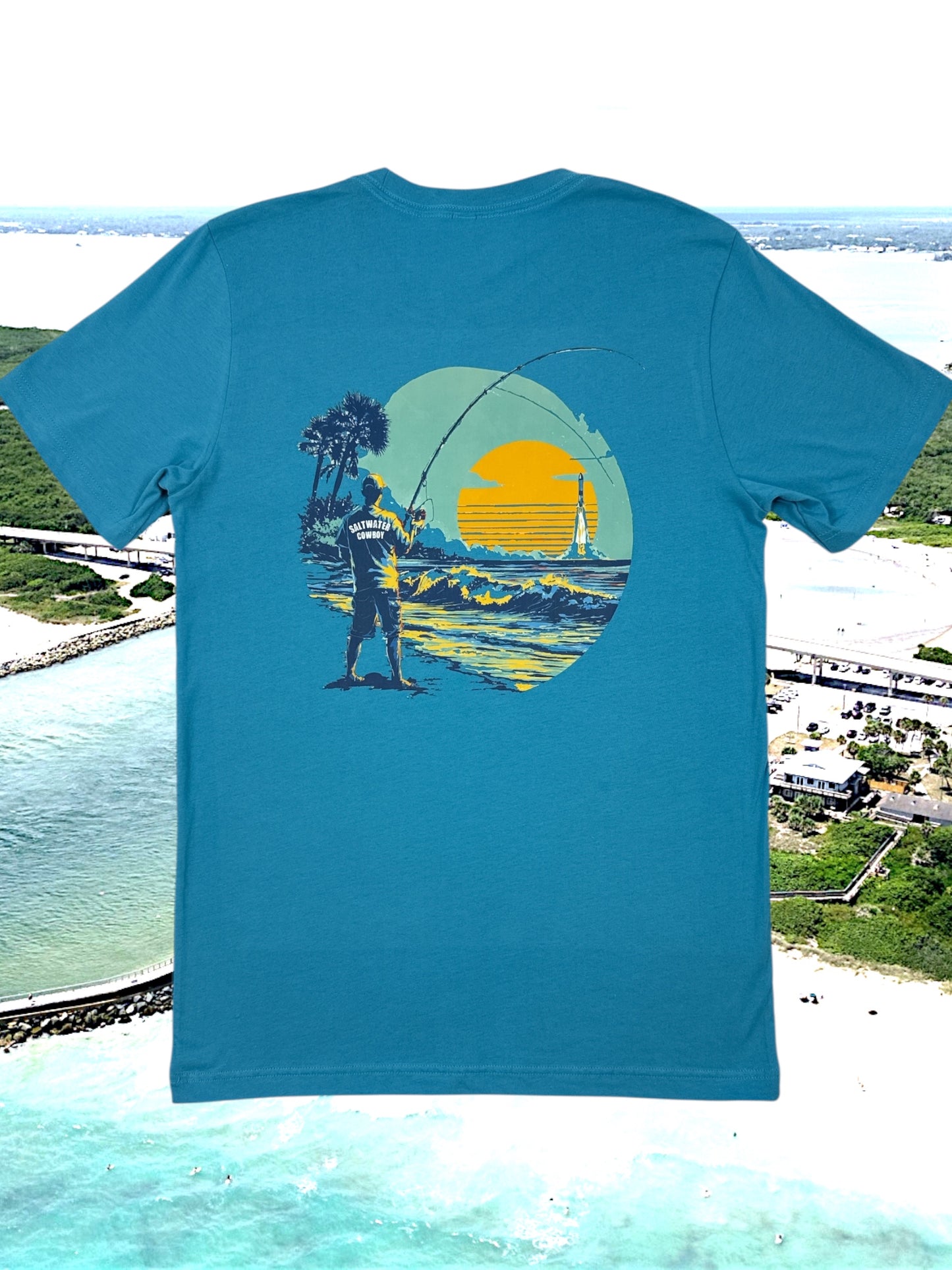 Saltwater Cowboy Floridana Surf Launch Tee – Bella + Canvas