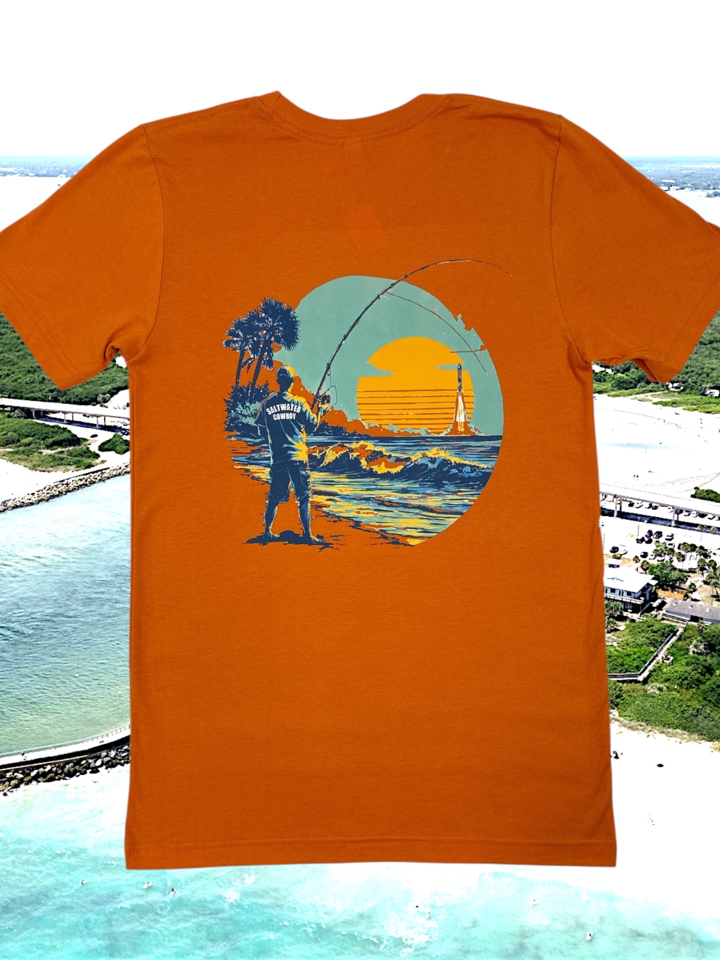 Saltwater Cowboy Floridana Surf Launch Tee – Bella + Canvas