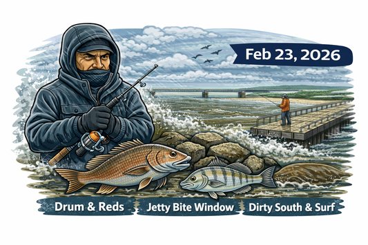 Sebastian Inlet Fishing Report (Feb 23, 2026) — Muddy South Side, North Jetty Bite Window