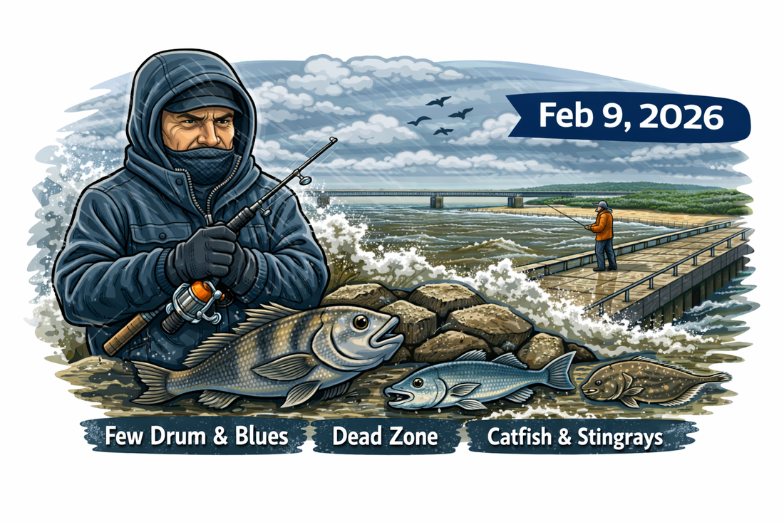 Sebastian Inlet Fishing Report — Feb 9, 2026 (Cold, Dirty Water & Tough Bite)