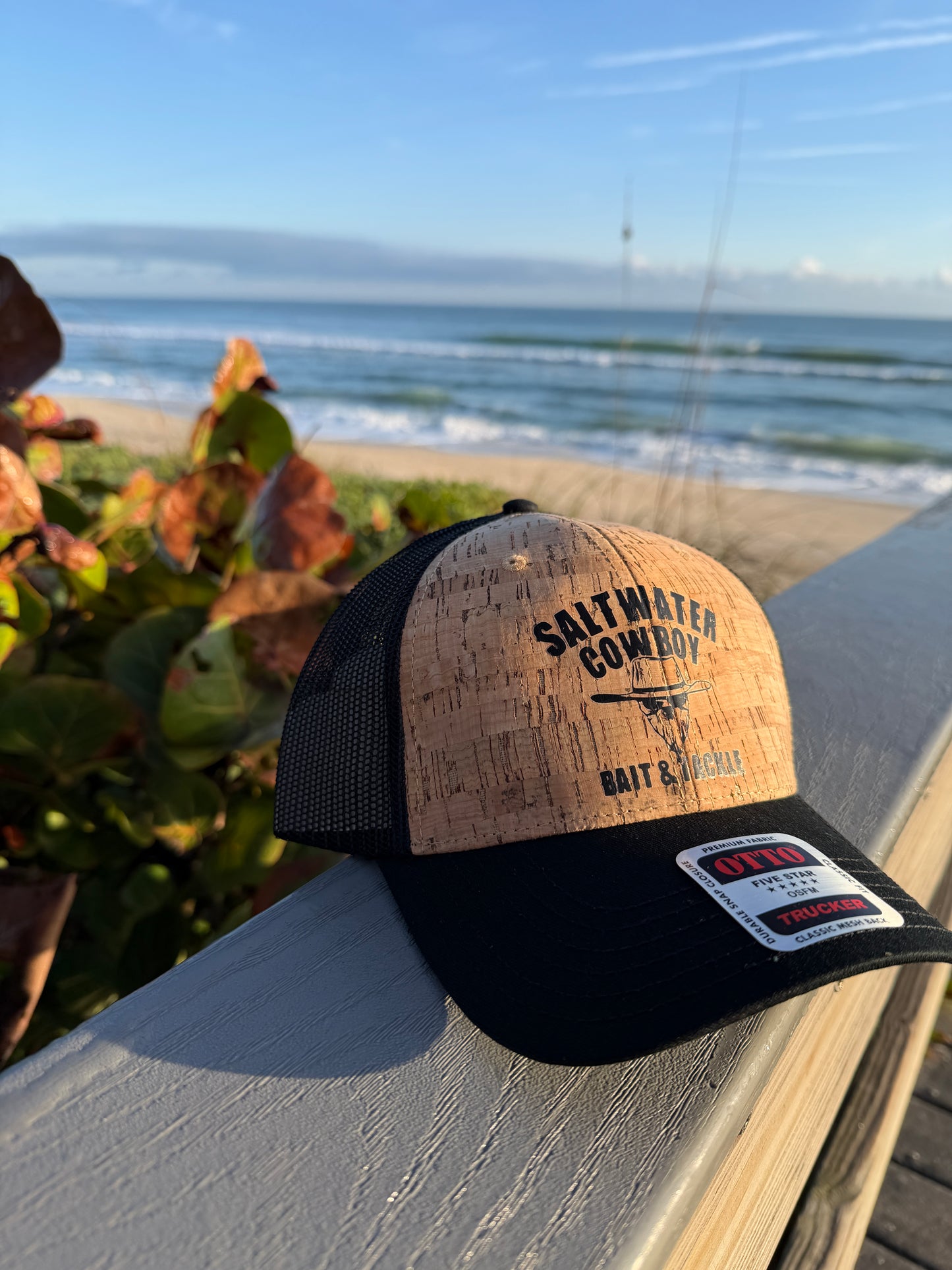 Saltwater Cowboy Cork Trucker Hat