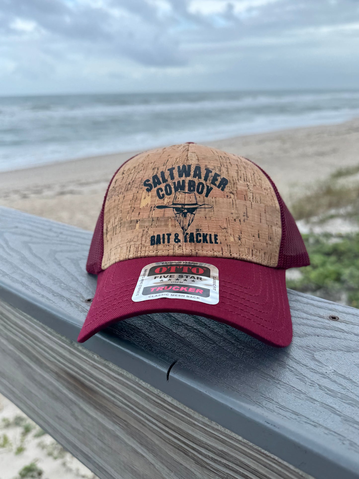 Saltwater Cowboy Cork Trucker Hat