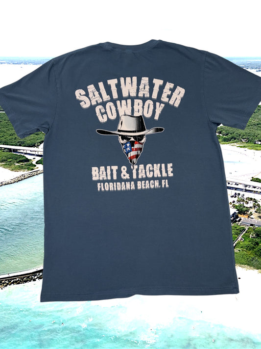 Saltwater Cowboy Bait & Tackle Floridana Beach Tee